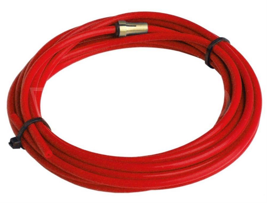 Teflonová trubička červená 1,0 - 1,2 mm pro hořák 15 - 3 metry BINZEL126.0021